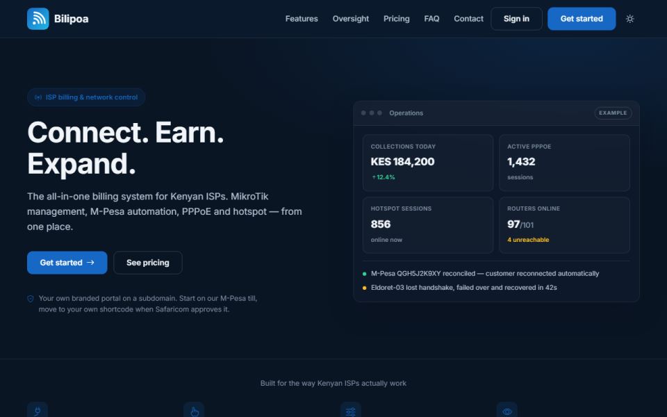 Bilipoa ISP billing